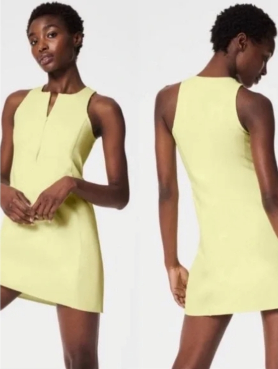 SPANX Dresses & Skirts - ❤️ NWT! SPANX SPANXSHAPE GET MOVING ZIP FRONT DRESS WITH SHORTS UNDERLAY, XS